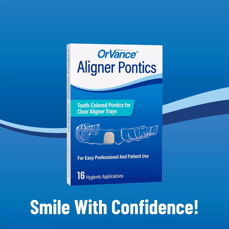 Aligner Pontic: OrVance Aligner Pontics Invisalign Fake Tooth Gap Fill